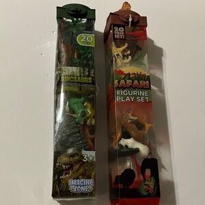 Dinosaur & Safari Mini Figurine Play Sets‎